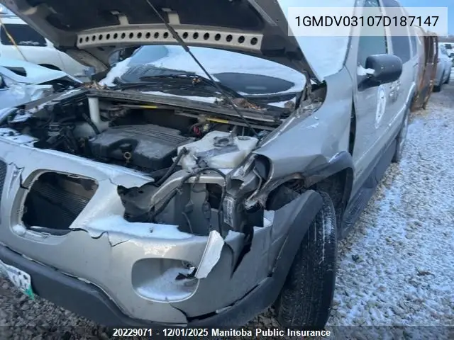 1GMDV03107D187147 2007 Pontiac Montana Sv6 Ext