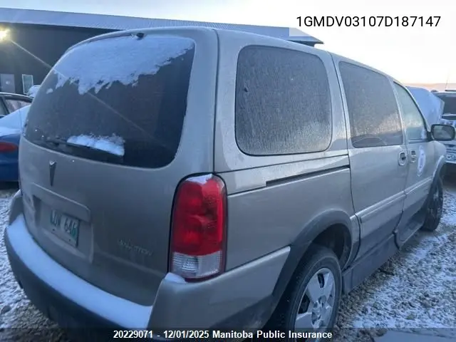 1GMDV03107D187147 2007 Pontiac Montana Sv6 Ext