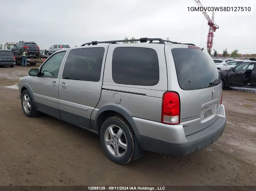 1GMDV03W58D127510 2008 Pontiac Montana Sv6