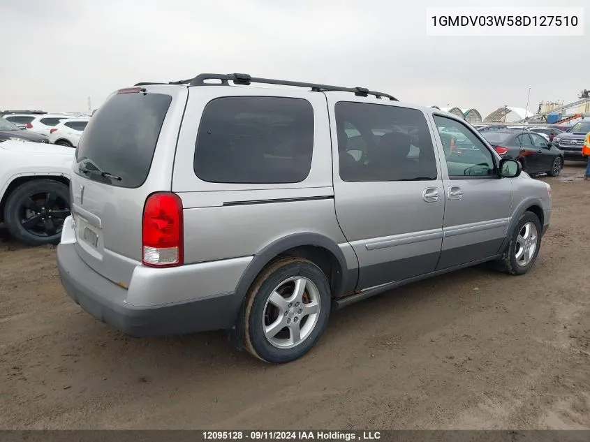 1GMDV03W58D127510 2008 Pontiac Montana Sv6