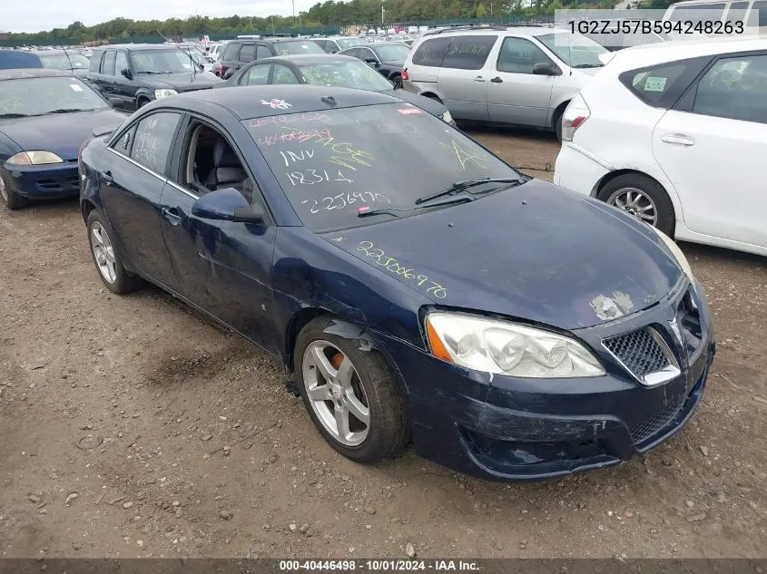 1G2ZJ57B594248263 2009 Pontiac G6 New Se