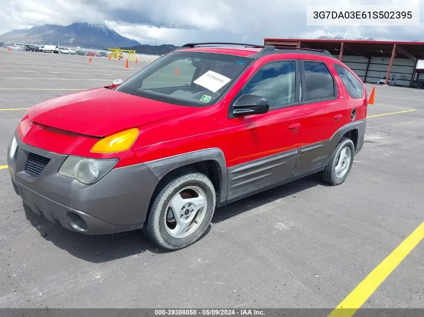 3G7DA03E61S502395 2001 Pontiac Aztek Gt