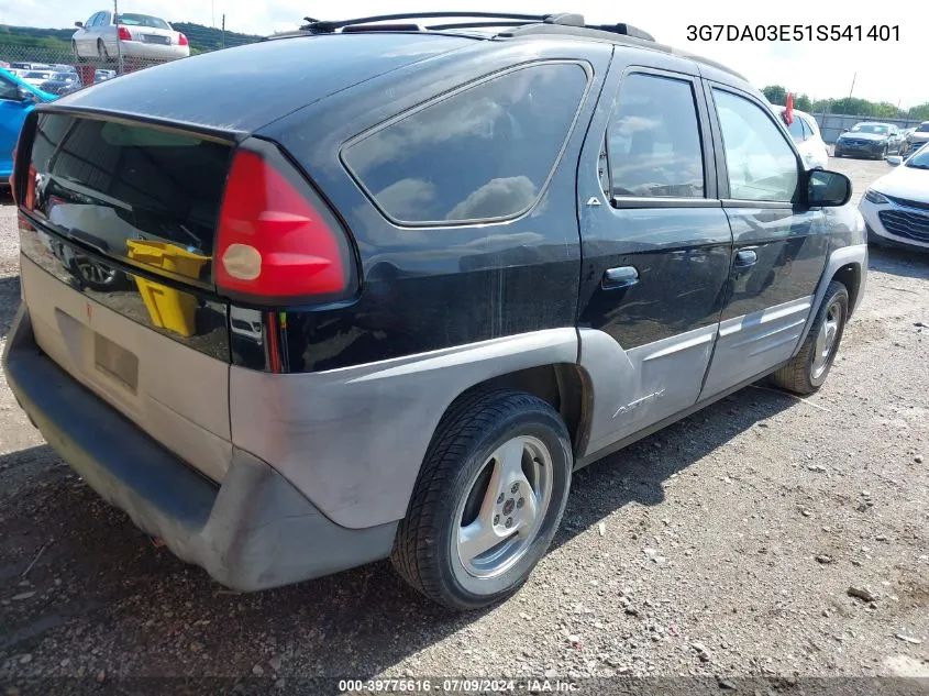 3G7DA03E51S541401 2001 Pontiac Aztek Gt