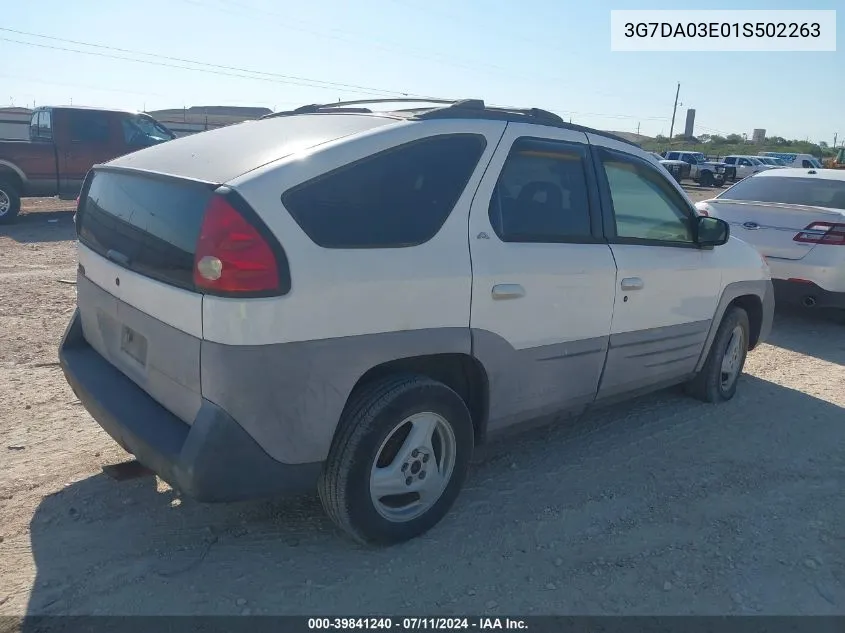 3G7DA03E01S502263 2001 Pontiac Aztek Gt