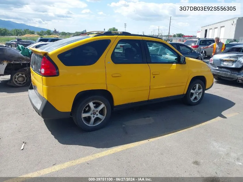 2002 Pontiac Aztek VIN: 3G7DB03E92S556305 Lot: 39751100