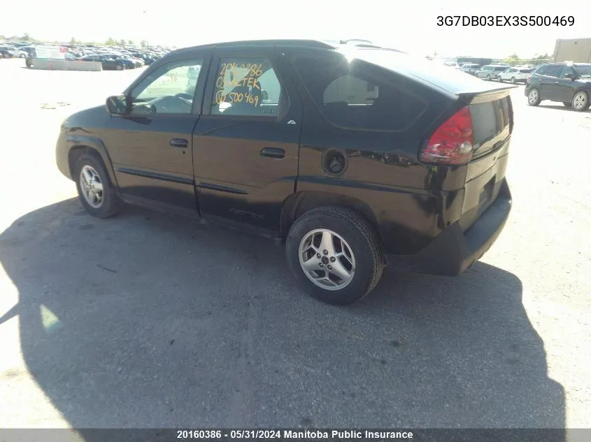 3G7DB03EX3S500469 2003 Pontiac Aztek