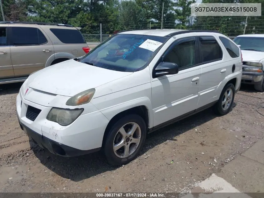 3G7DA03EX4S515008 2004 Pontiac Aztek