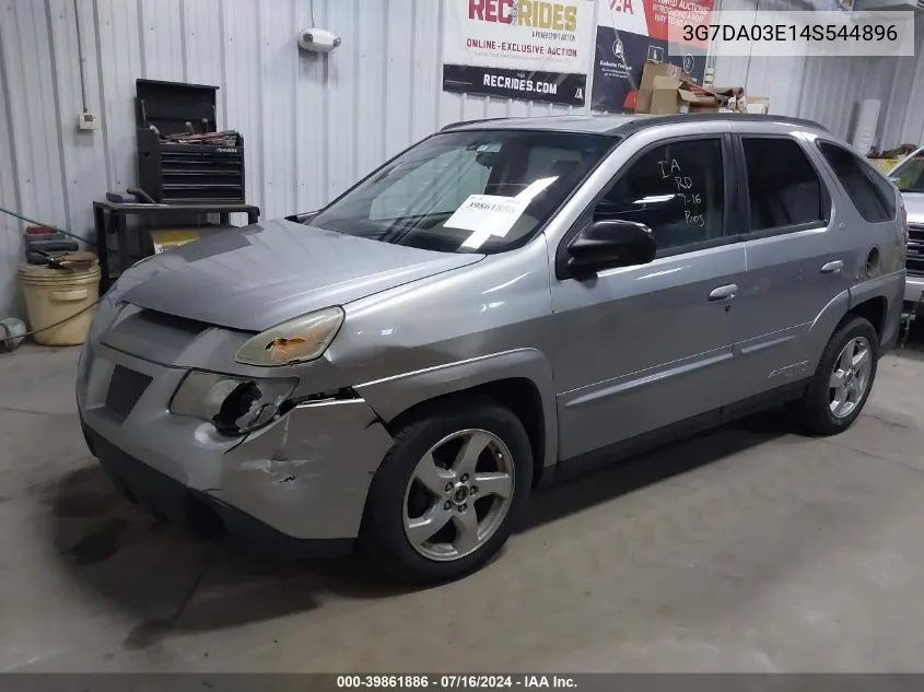 2004 Pontiac Aztek VIN: 3G7DA03E14S544896 Lot: 39861886