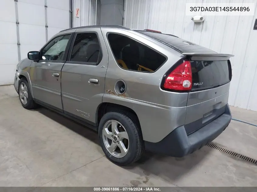 2004 Pontiac Aztek VIN: 3G7DA03E14S544896 Lot: 39861886