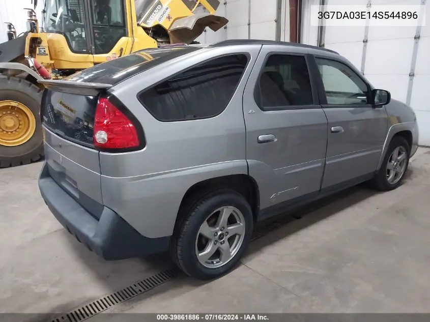 2004 Pontiac Aztek VIN: 3G7DA03E14S544896 Lot: 39861886