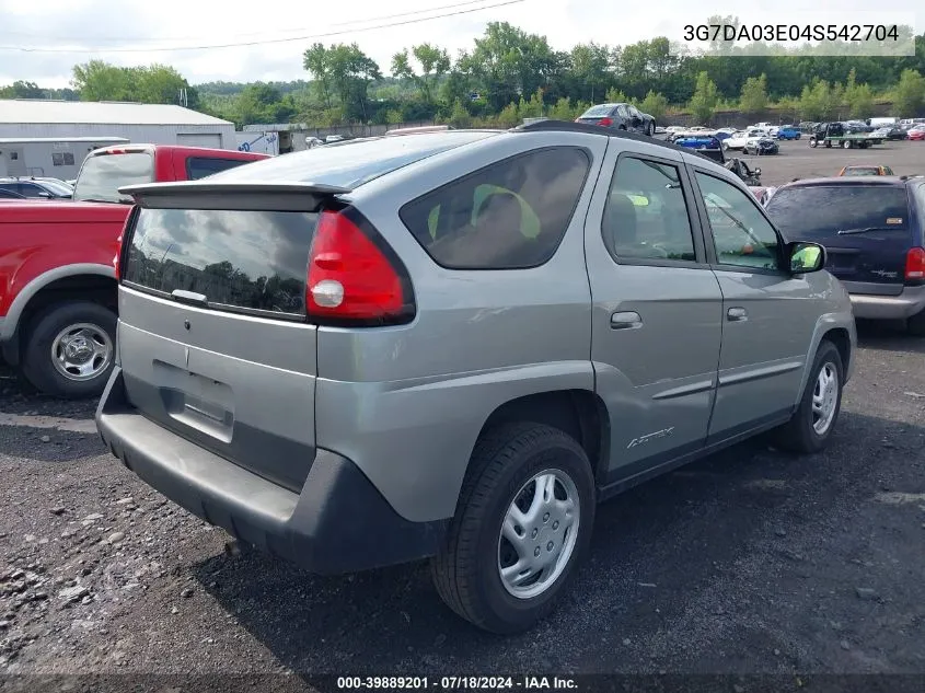 3G7DA03E04S542704 2004 Pontiac Aztek