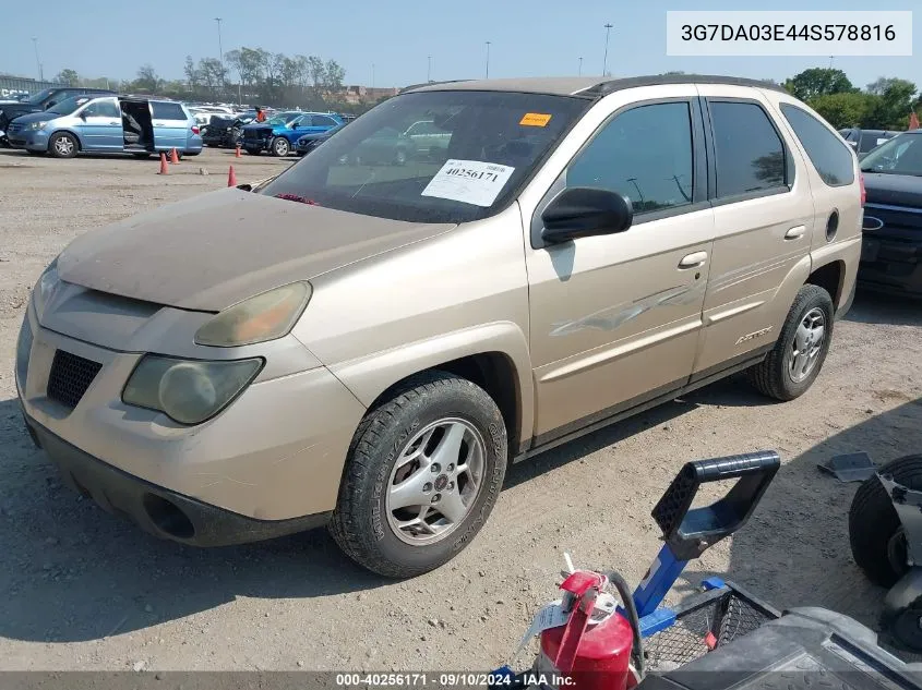 3G7DA03E44S578816 2004 Pontiac Aztek