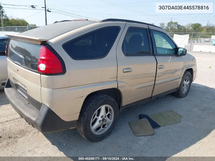 3G7DA03E44S578816 2004 Pontiac Aztek