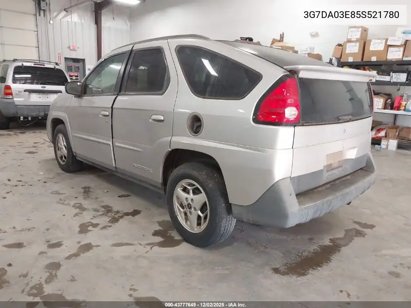 3G7DA03E85S521780 2005 Pontiac Aztek