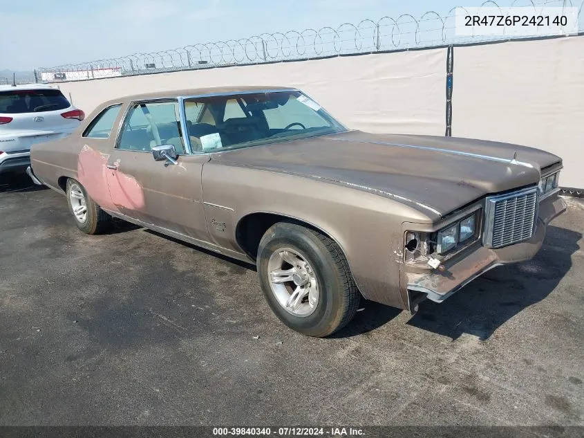 2R47Z6P242140 1976 Pontiac Bonneville