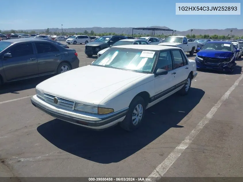 1988 Pontiac Bonneville Le VIN: 1G2HX54C3JW252893 Lot: 39550458