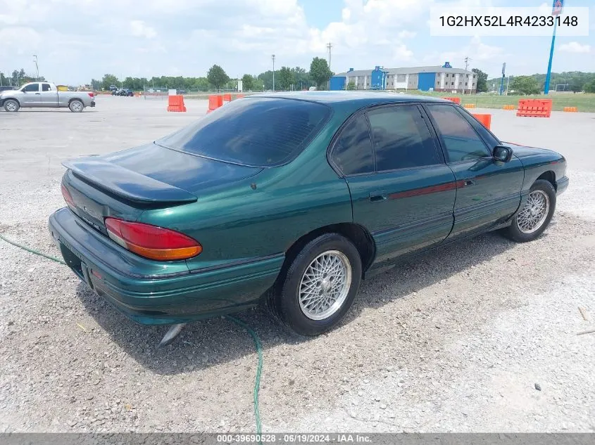 1994 Pontiac Bonneville Se VIN: 1G2HX52L4R4233148 Lot: 39690528