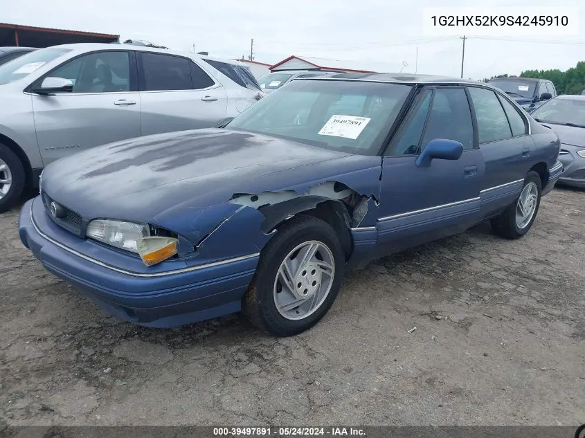 1995 Pontiac Bonneville Se VIN: 1G2HX52K9S4245910 Lot: 39497891