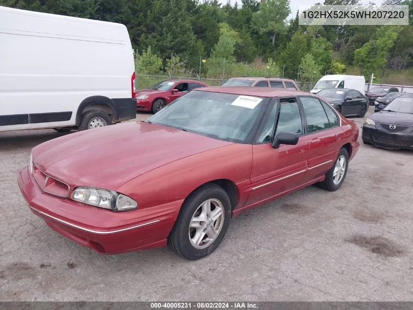 1998 Pontiac Bonneville Se VIN: 1G2HX52K5WH207220 Lot: 40005231