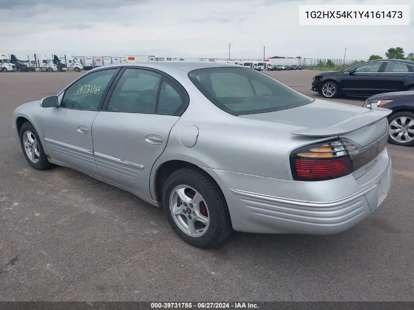 2000 Pontiac Bonneville Se VIN: 1G2HX54K1Y4161473 Lot: 39731785