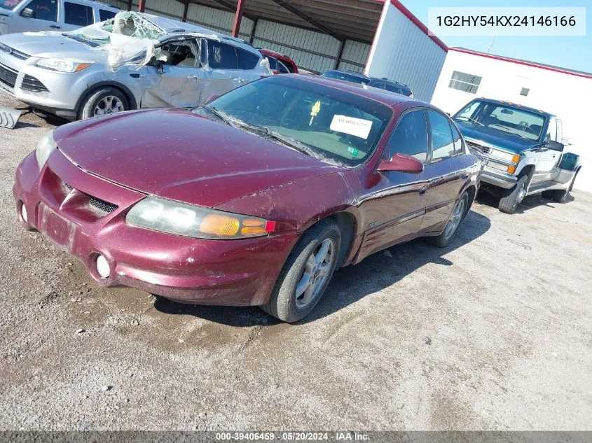 2002 Pontiac Bonneville Sle VIN: 1G2HY54KX24146166 Lot: 39406459