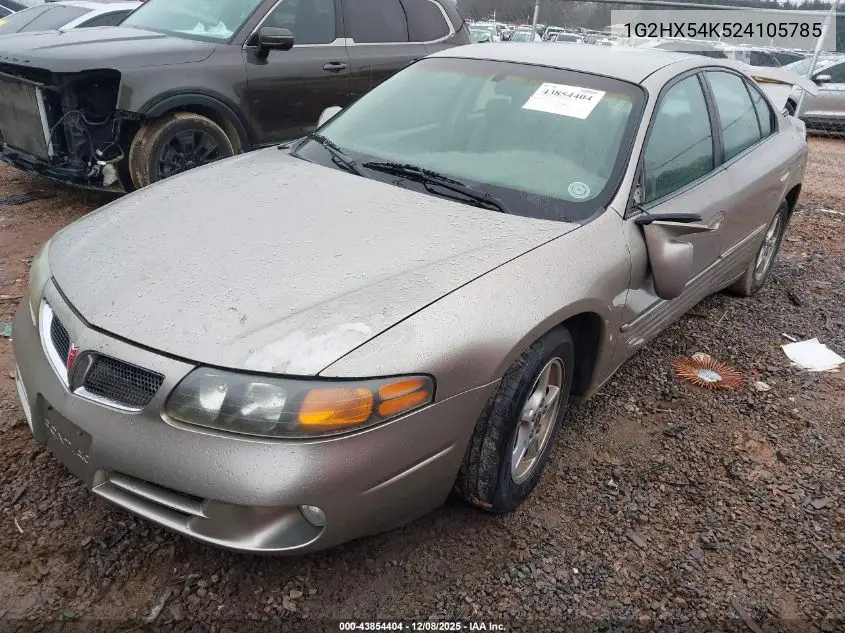 1G2HX54K524105785 2002 Pontiac Bonneville Se