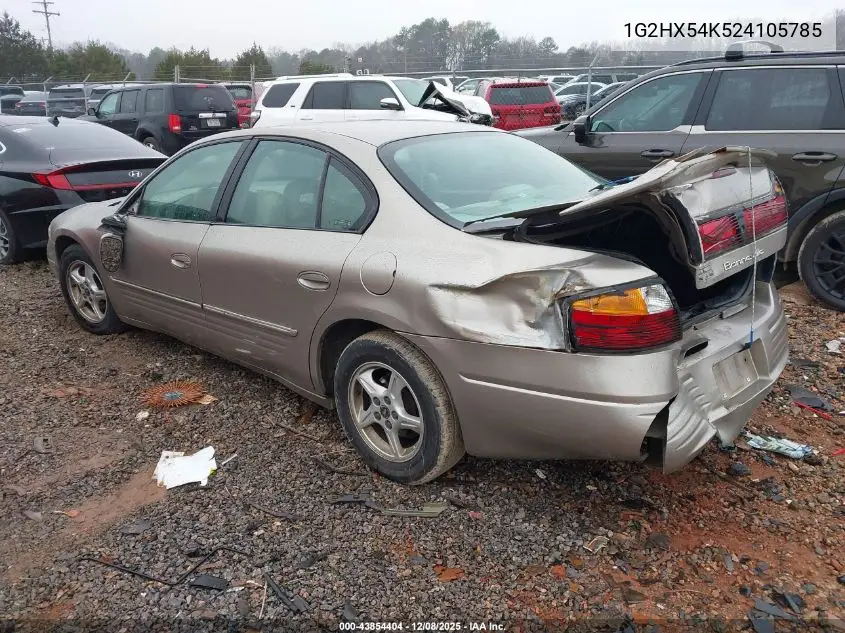 1G2HX54K524105785 2002 Pontiac Bonneville Se