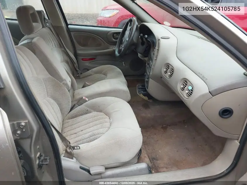 1G2HX54K524105785 2002 Pontiac Bonneville Se
