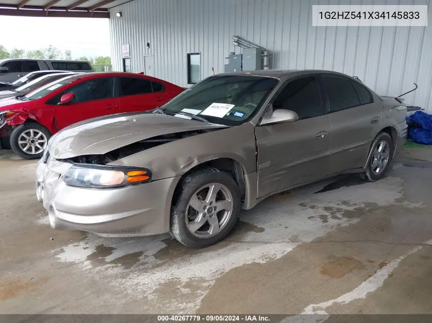 2003 Pontiac Bonneville Ssei VIN: 1G2HZ541X34145833 Lot: 40267779