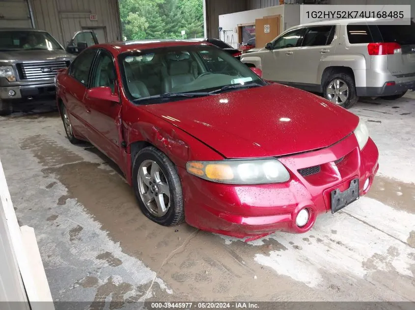 2004 Pontiac Bonneville Sle VIN: 1G2HY52K74U168485 Lot: 39445977