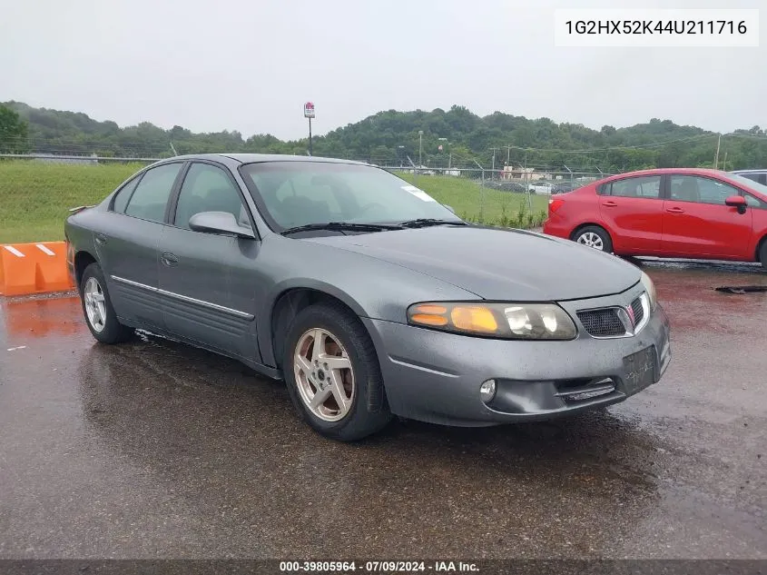 2004 Pontiac Bonneville Se VIN: 1G2HX52K44U211716 Lot: 39805964