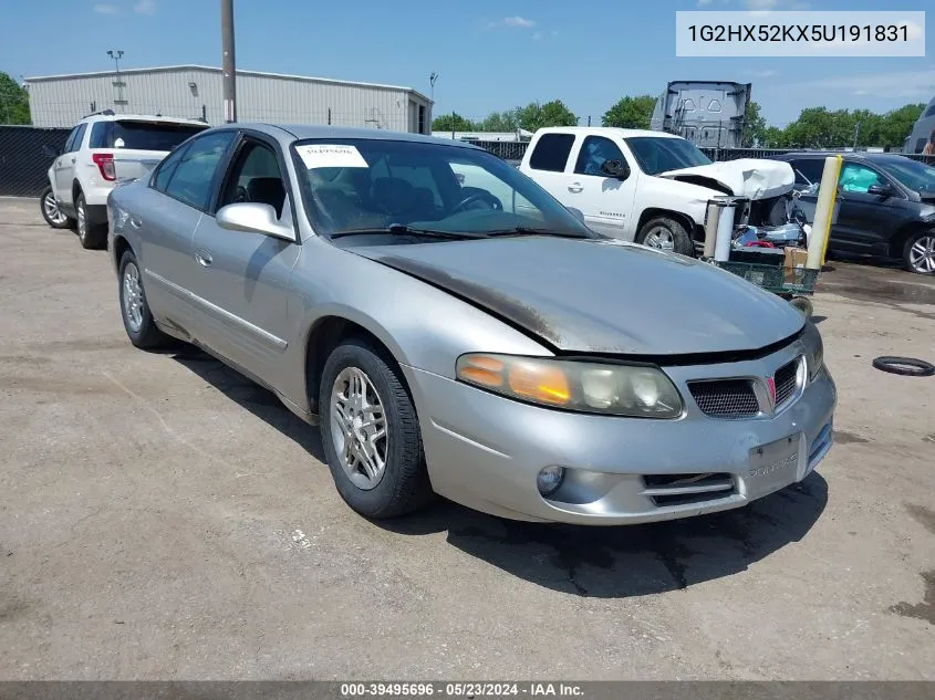 2005 Pontiac Bonneville Se VIN: 1G2HX52KX5U191831 Lot: 39495696