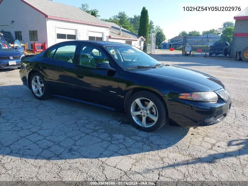 2005 Pontiac Bonneville Gxp VIN: 1G2HZ54Y05U202976 Lot: 39856168