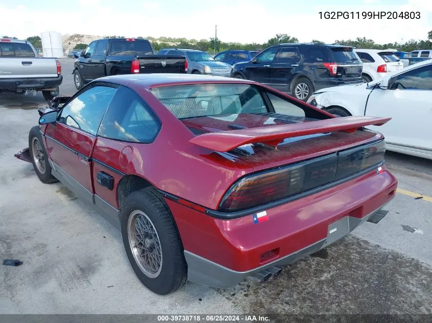 1987 Pontiac Fiero Gt VIN: 1G2PG1199HP204803 Lot: 39738718