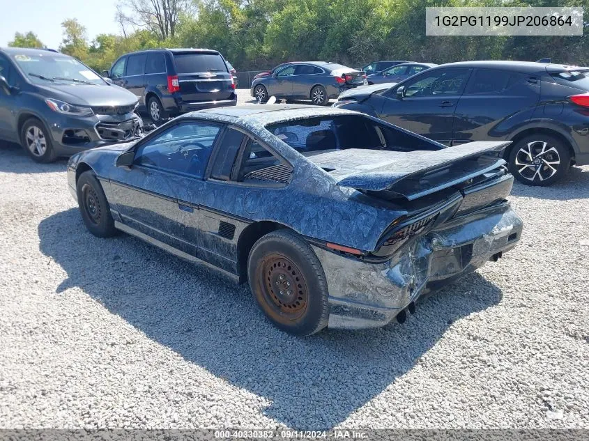 1988 Pontiac Fiero Gt VIN: 1G2PG1199JP206864 Lot: 40330382