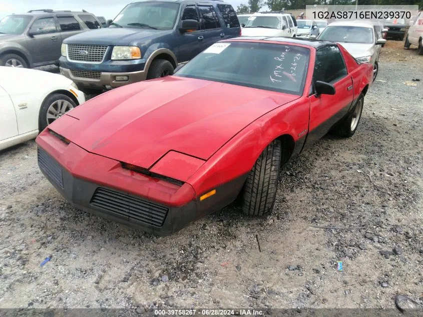 1984 Pontiac Firebird VIN: 1G2AS8716EN239370 Lot: 39758267