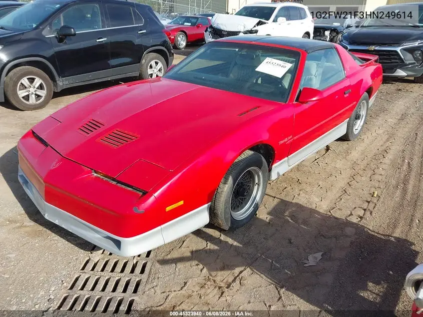 1987 Pontiac Firebird Trans Am VIN: 1G2FW21F3HN249614 Lot: 45323940