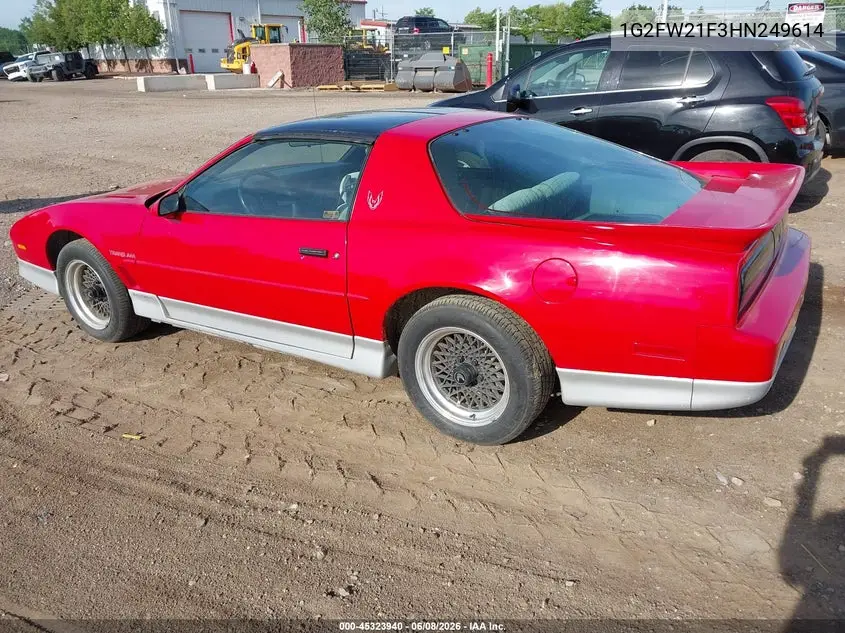 1987 Pontiac Firebird Trans Am VIN: 1G2FW21F3HN249614 Lot: 45323940