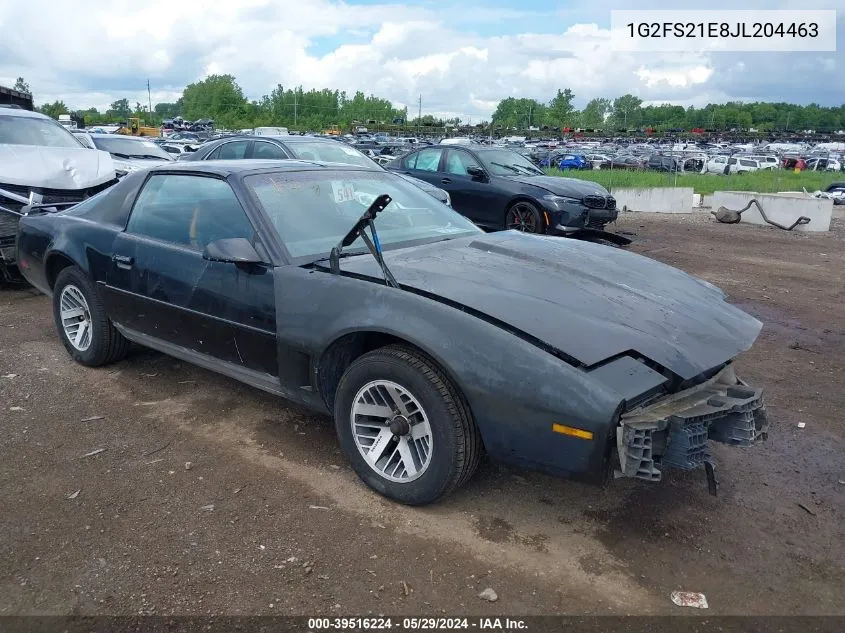 1G2FS21E8JL204463 1988 Pontiac Firebird