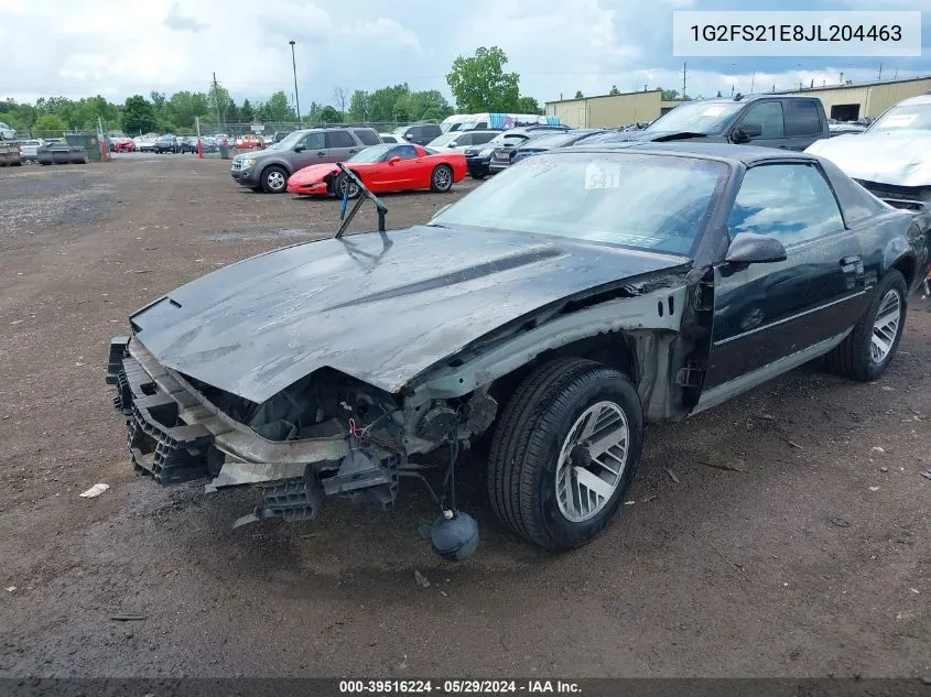 1G2FS21E8JL204463 1988 Pontiac Firebird