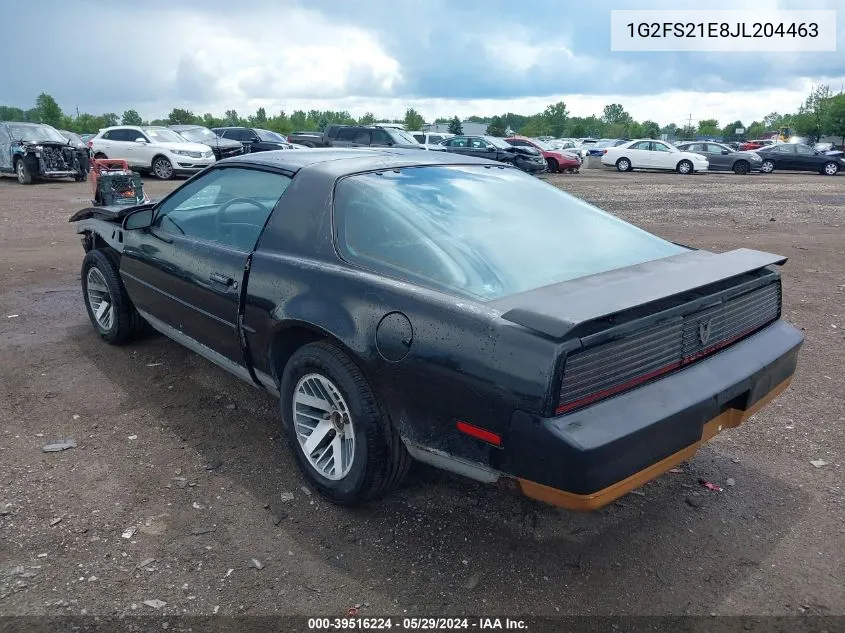 1G2FS21E8JL204463 1988 Pontiac Firebird