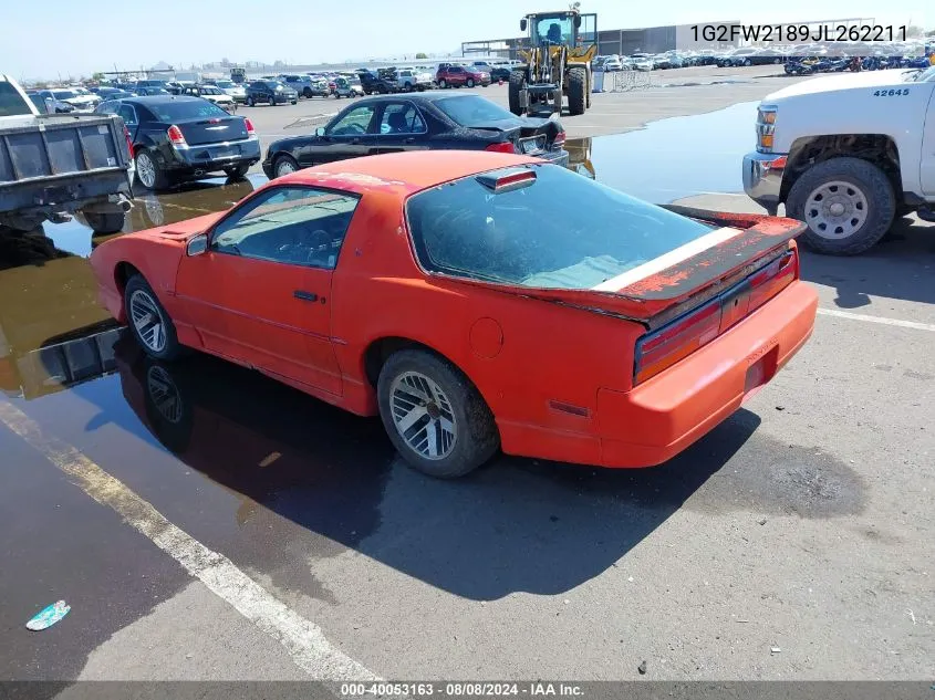 1988 Pontiac Firebird Trans Am/Gta VIN: 1G2FW2189JL262211 Lot: 40053163