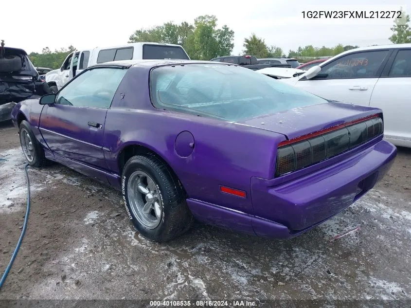 1991 Pontiac Firebird Trans Am/Gta VIN: 1G2FW23FXML212272 Lot: 40108535