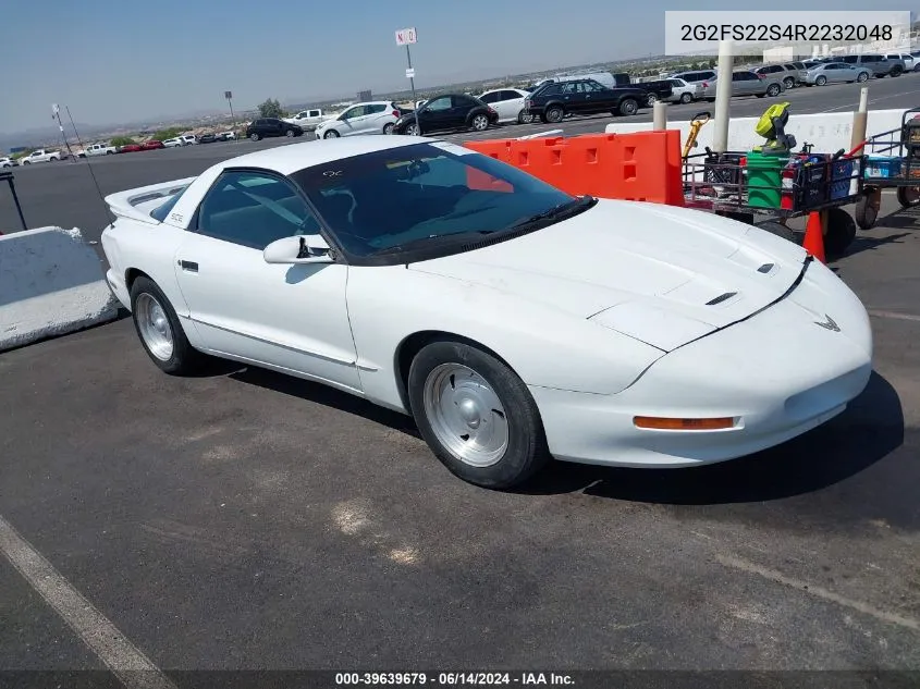 1994 Pontiac Firebird VIN: 2G2FS22S4R2232048 Lot: 39639679