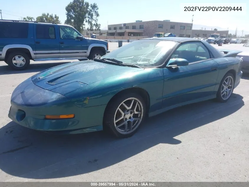 1997 Pontiac Firebird Trans Am VIN: 2G2FV22P0V2209444 Lot: 39557994