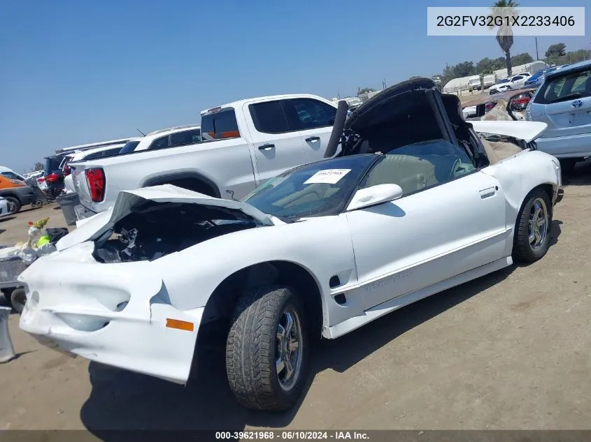 1999 Pontiac Firebird Trans Am VIN: 2G2FV32G1X2233406 Lot: 39621968