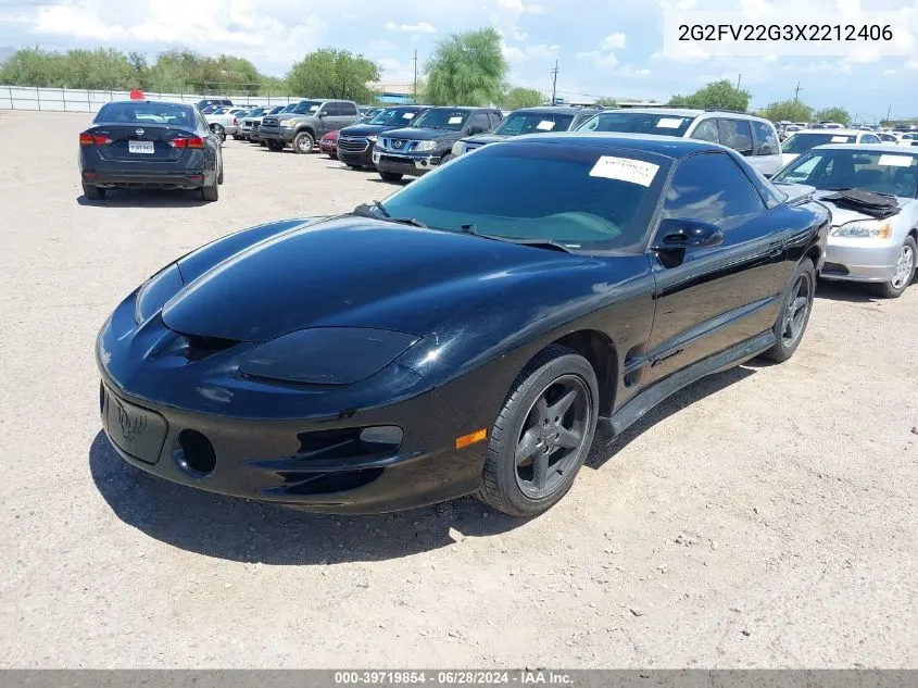 1999 Pontiac Firebird Trans Am VIN: 2G2FV22G3X2212406 Lot: 39719854