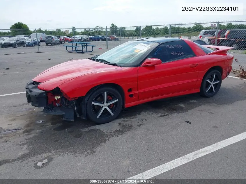 1999 Pontiac Firebird Trans Am VIN: 2G2FV22G3X2234101 Lot: 39857974