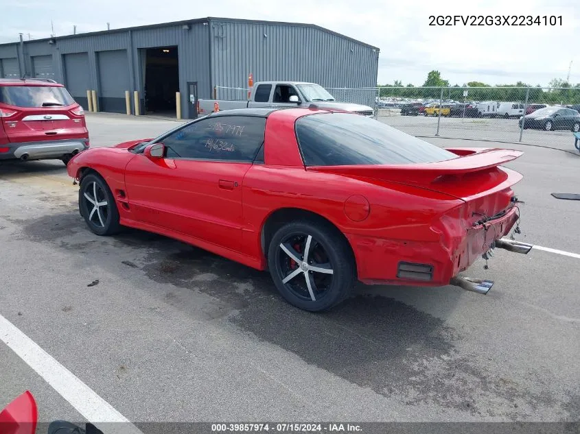 1999 Pontiac Firebird Trans Am VIN: 2G2FV22G3X2234101 Lot: 39857974