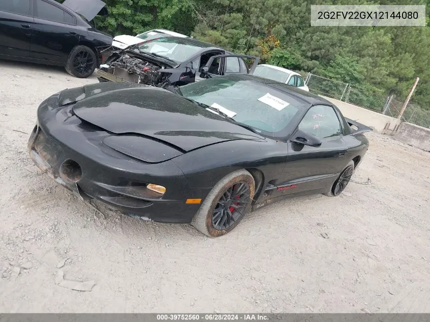 2G2FV22GX12144080 2001 Pontiac Firebird Trans Am